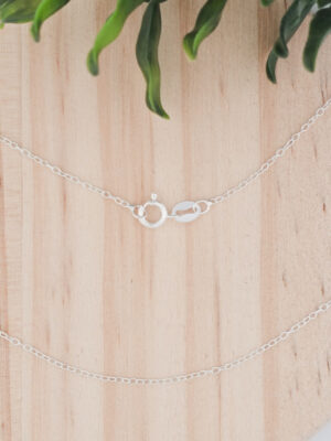 Chaîne en argent de 50cm de long