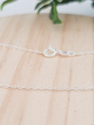 Chaîne en argent de 50cm de long