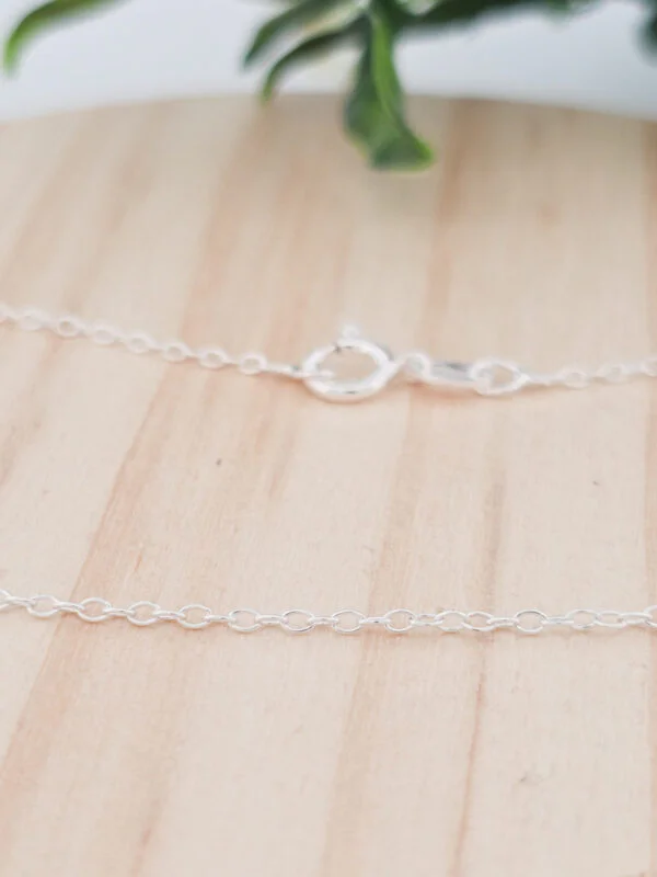 Chaîne en argent de 50cm de long