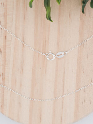 Chaîne en argent de 55cm de long